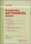 Scandinavian Actuarial Journal雜志封面